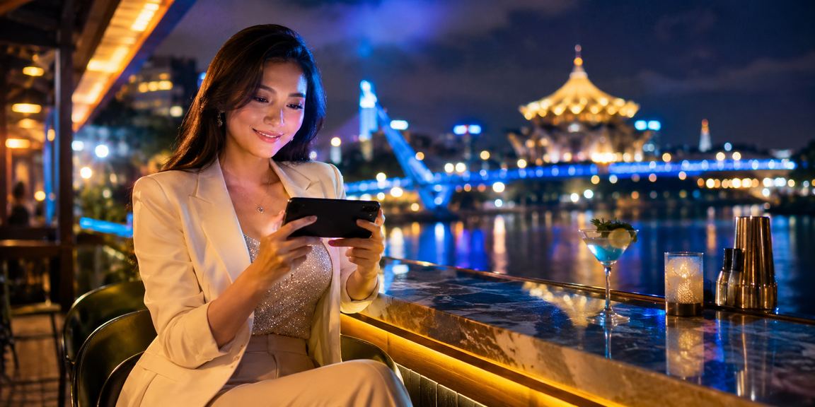 Pemain Rummy di Kuching menggunakan platform kasino myr888 dalam talian